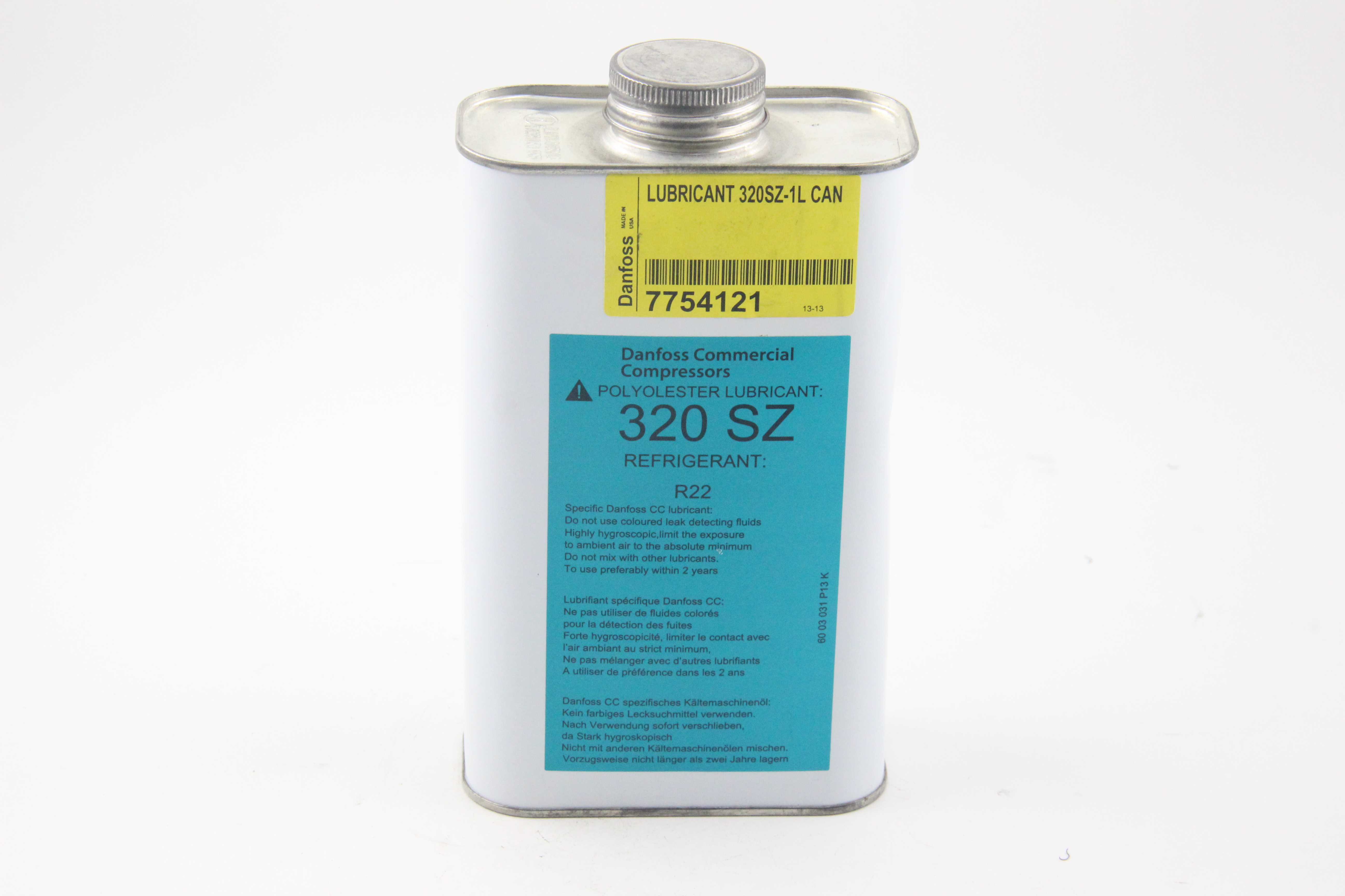 空調設備配件丹佛斯冷凍油320SZ 1L裝